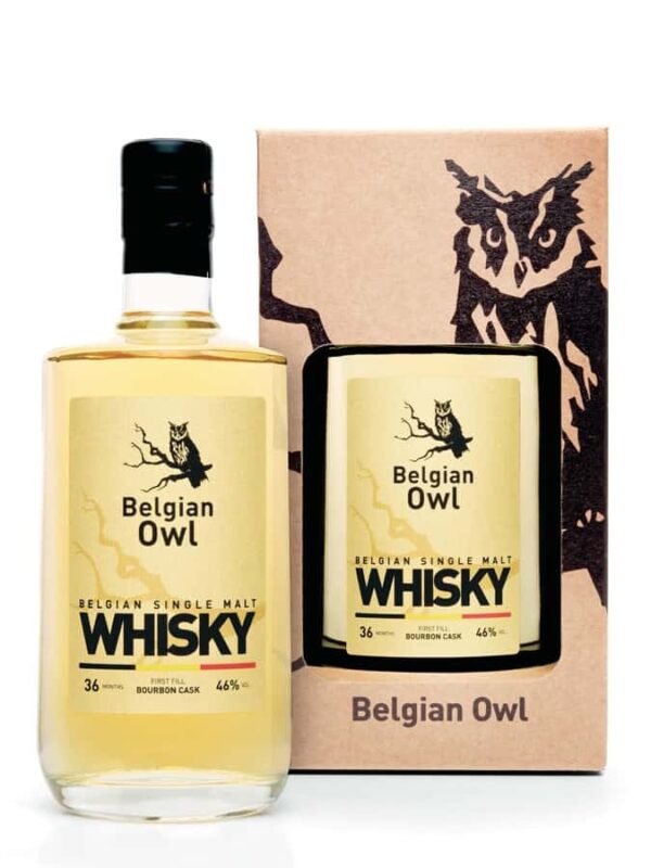 • The Owl Distillery
"Belgian Owl Identité" 46% Single Malt
Origine : Belgique